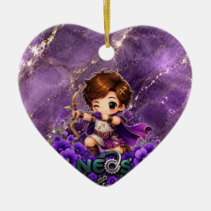 Kawaii Neos Zodiac Sagittarius Ceramic Ornament