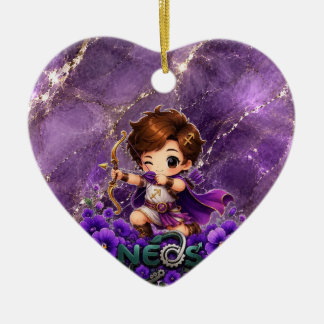 Kawaii Neos Zodiac Sagittarius Ceramic Ornament