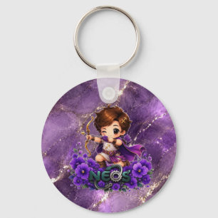 Kawaii Neos Zodiac Sagittarius Key Ring
