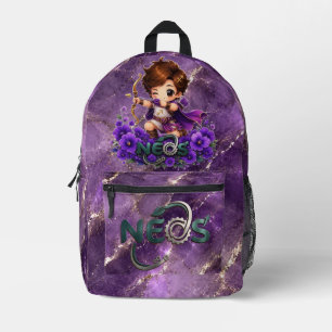 Kawaii Neos Zodiac Sagittarius Printed Backpack