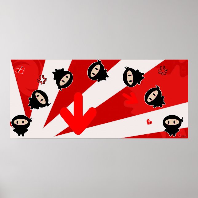 Kawaii Ninja Flipz Print (Front)