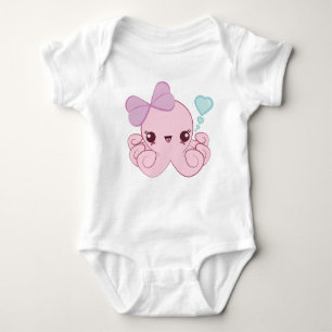 Kawaii Octopus Baby Bodysuit