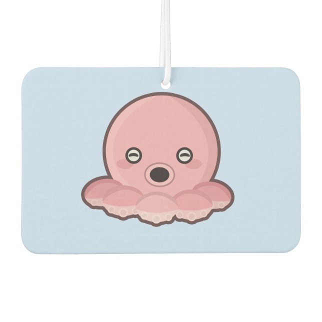 Kawaii Octopus Car Air Freshener (Front)