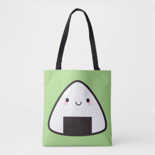 Kawaii Onigiri Rice Ball Tote Bag