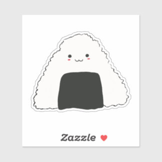 Kawaii Onigiri Vinyl Sticker