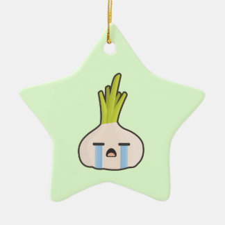 Kawaii Onion Ceramic Tree Decoration