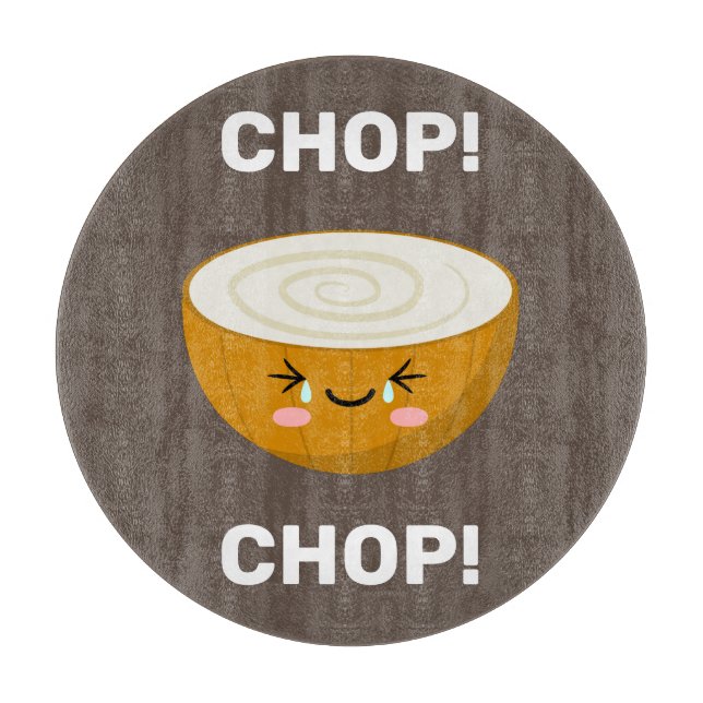 Kawaii Onion Cutting Board (Front)