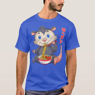 Kawaii Opossum Ramen Noodles Japanese Anime Noodle T-Shirt