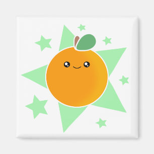 Kawaii Orange Fruit Magnet