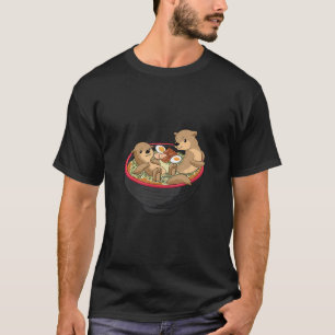 Kawaii Otter Shirt Japanese Ramen Noodles Soup Ott