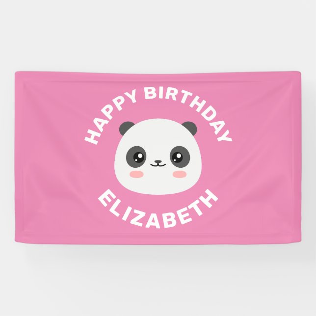 Kawaii Panda Banner (Horizontal)