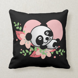 Kawaii Panda Bear Funny Cute Named Gifts Cushion
