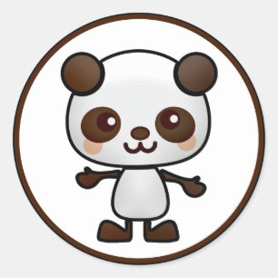 Kawaii Panda Bear_GC - Sticker