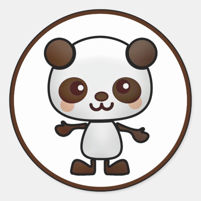 Kawaii Panda Bear_GC - Sticker (Front)