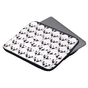Kawaii Panda Bear Pattern Laptop Sleeve