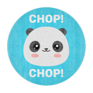 Kawaii Panda Cutting Board