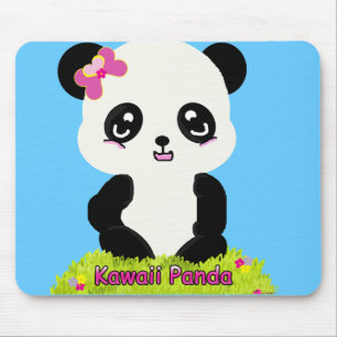 Kawaii Panda Mousepad