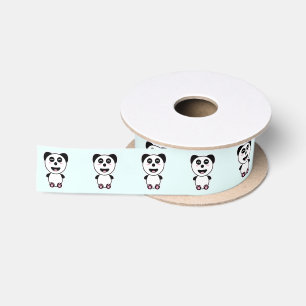 Kawaii Panda Satin Ribbon