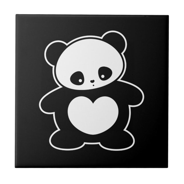 Kawaii panda tile (Front)