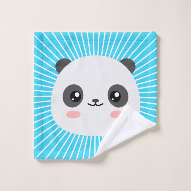 Kawaii Panda Wash Cloth (Wash Cloth)