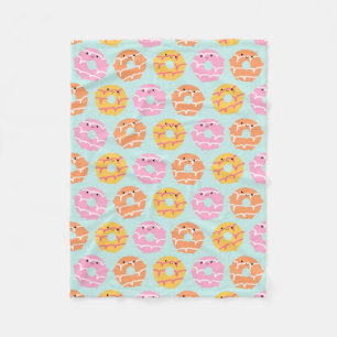 Kawaii Party Rings Biscuits Fleece Blanket