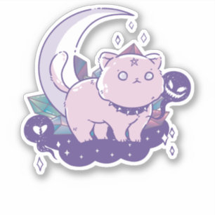 Kawaii Pastel Colour Gothic Cute Goth Cat