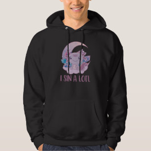 Kawaii Pastel Colours Gothic Cute Goth Axolotl Hoodie