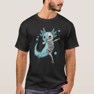 Kawaii Pastel Goth Aesthetic Dabbing Axolotl Salam T-Shirt