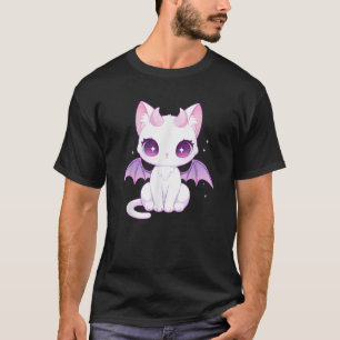 Kawaii Pastel Goth Creepy Cute Witchy Demon Winged T-Shirt