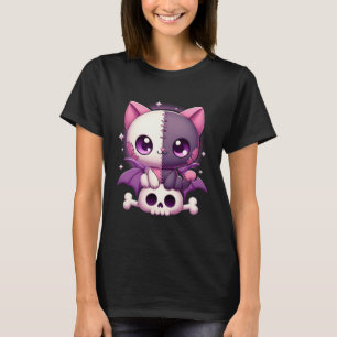 Kawaii Pastel Goth Creepy Cute Witchy Zombie Patch T-Shirt