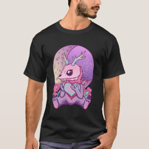 Kawaii Pastel Goth Creepy Skul He Cryptid Wendigo T-Shirt