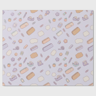 Kawaii Pastel Japanese Stationery Wrapping Paper
