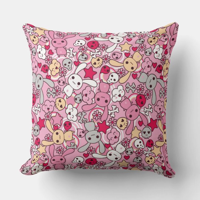Kawaii pattern cushion (Front)