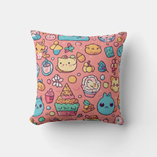 Kawaii pattern cushion