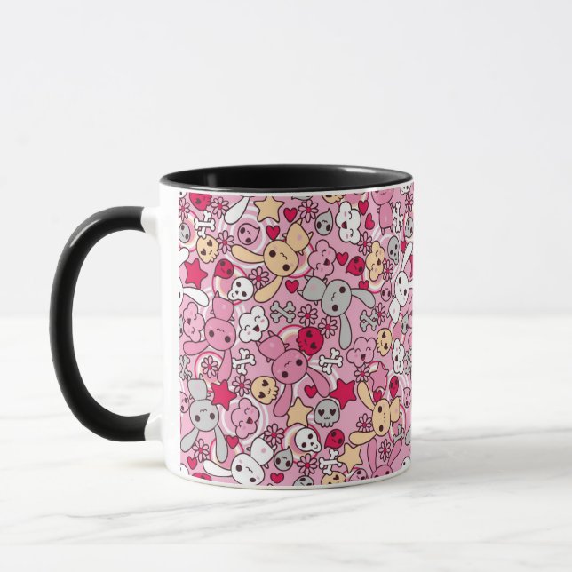 Kawaii pattern mug (Left)
