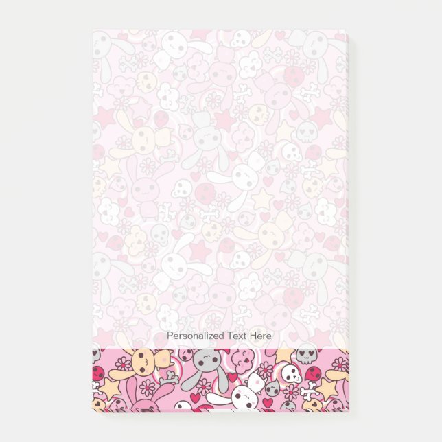 Kawaii pattern post-it notes (Front)