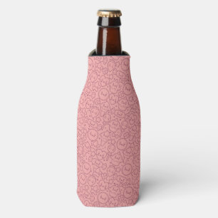 Kawaii pattern with cute cakes bottle cooler