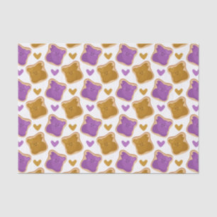 Kawaii PBJ Pattern Tissue Paper