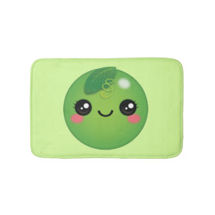Kawaii Pea Bath Mat