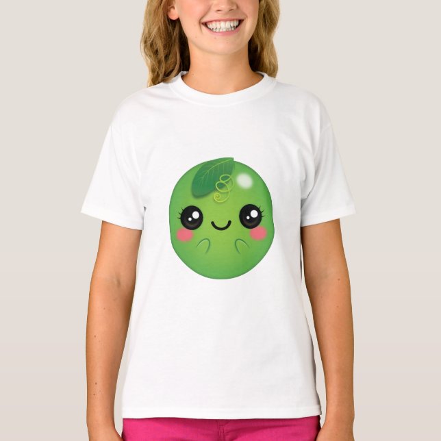 Kawaii Pea T-Shirt (Front)