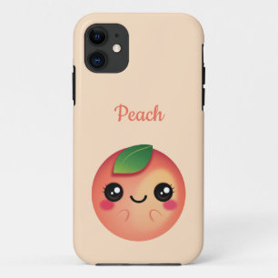 Kawaii Peach iPhone 11 Case