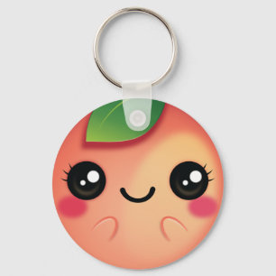Kawaii Peach Key Ring