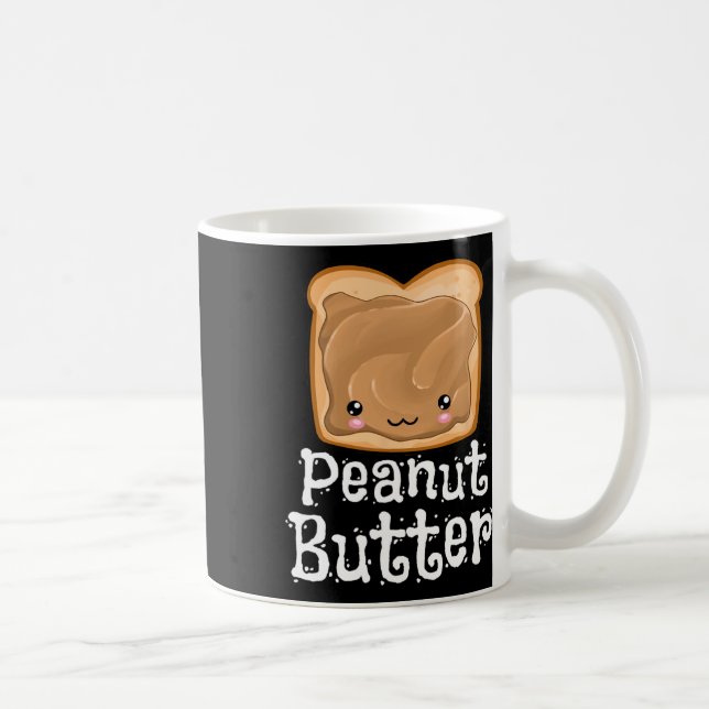 Kawaii Peanut Butter Jelly Pndj Halloween Matching Coffee Mug (Right)