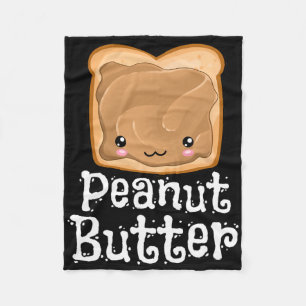 Kawaii Peanut Butter Jelly Pndj Halloween Matching Fleece Blanket