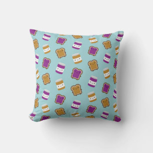 Kawaii Peanut Butter & Jelly Sandwich Couple Cushion