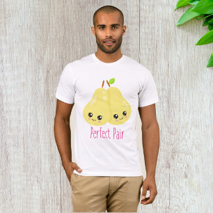 Kawaii Pear Couple Perfect Pair Funny Pun T-Shirt