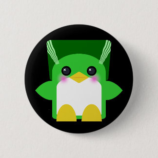 Kawaii Penguin Bride Of Frankenstein 6 Cm Round Badge