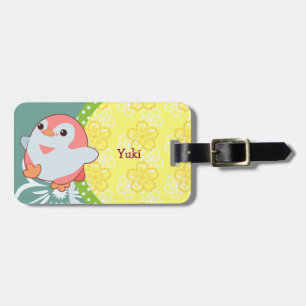 Kawaii Penguin Luggage Tag