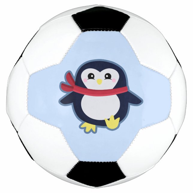 Kawaii penguin soccer ball (Front)