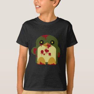 Kawaii Penguin Zombie Gruesome Horror T-Shirt